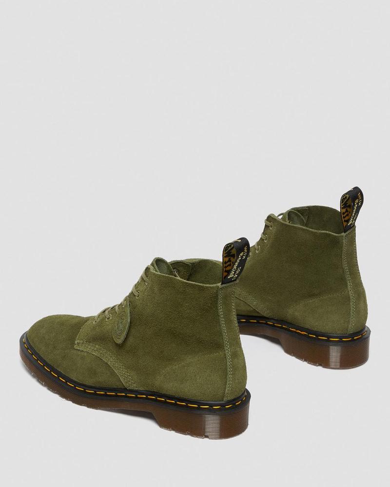 Botines Dr Martens 101 Made in England Gamuza Hombre Verdes | MX 390DFM